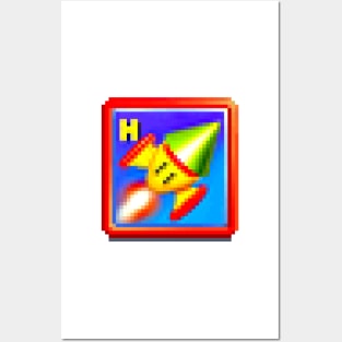 Homing Missile Sprite Posters and Art